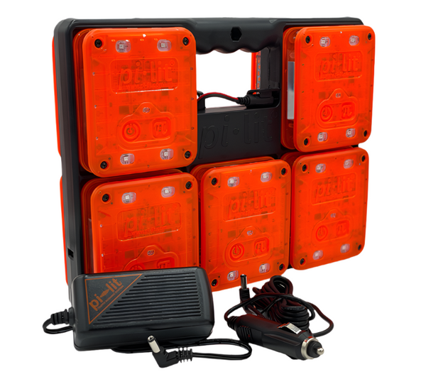 PI-LIGHT SMART SEQUENTIAL ROAD FLARES PRO 10 SET - Jet-Vac