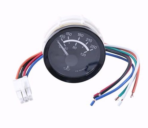 Water Temp Shutdown Gauge, 12V, Murphy EGS21T-250-12-A w/ Adjustable Limit Line