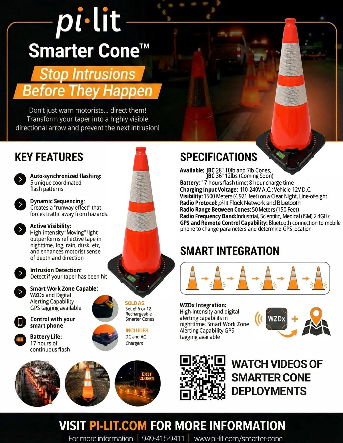 Pi Lit SMARTER CONE Stop Intrusions Before They Happen