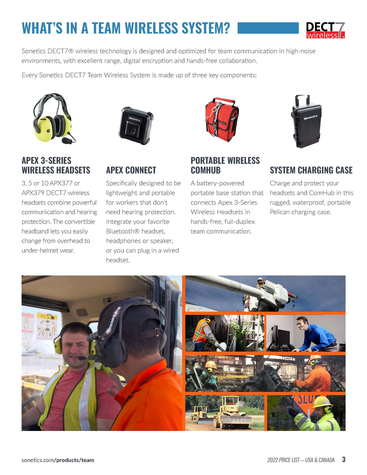 WIRELESS HEADSETS BEHIND EAR APEX 3-SERIES SONETICS