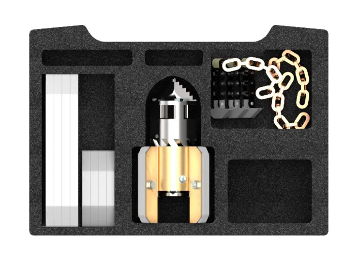 1" ENZ TURBOJET ROTATING CHAIN SCRAPPER